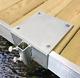Scott Aerator Dock Plate Mount, Stainless Mounting Plate No Pipe Included