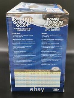 Alpine Corporation Alpine Pal3100 Cyclone Pond Pump-3100 Gph-pour Fontaines Nouveau