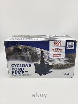 Alpine Corporation Cyclone Pond Pump 8000-gph Avec Des Fontaines De 35 Pieds De Cordon