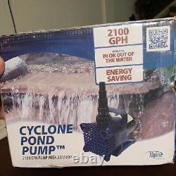 Alpine Corporation Pompe Cyclone 2100-gph Étangs Fontaines Les Chutes D'eau Et L'eau