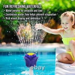Approvisionnement en piscine U.S. Fontaine en forme de fleur à jet d'eau en cascade Réglage du jet d'eau