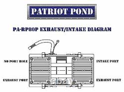 Demi-étangs Wpsparp-80ksd1 6.7 Pompe À Air Cfm Avec Diffuseur Epdm Simple-10