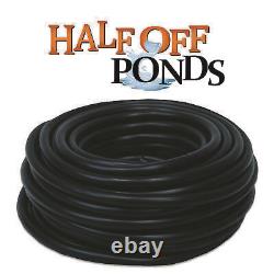 Half Off Ponds 5/8x300' Tuyau En Vinyle Noir Pondéré Pour L'étang Et L'aération Du Lac