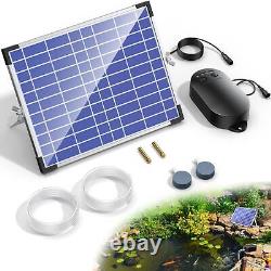 NFESOLAR 15W Aérateur solaire pour étang Aérateurs solaires pour étangs extérieurs avec 2 pompes