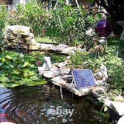 NFESOLAR 15W Aérateur solaire pour étang Aérateurs solaires pour étangs extérieurs avec 2 pompes