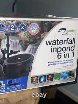 Pennington Aquagarden Inpond 6 In 1 Pond Water Pump Fontaine Filtre 820 Gal/h