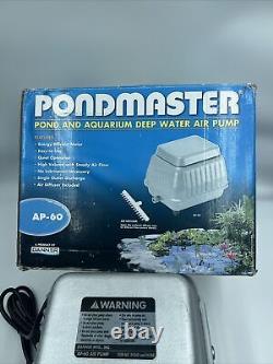 Pompe à air Danner Pondmaster AP-60 pour bassin à carpes koi / poissons 04560