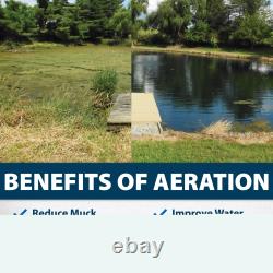 Système d'aération Airmax PondSeries, aérateur pour étang et lac, silencieux et économe en énergie